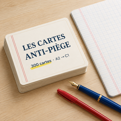 Les cartes anti-piège, 300 cartes de l'A2 au C1