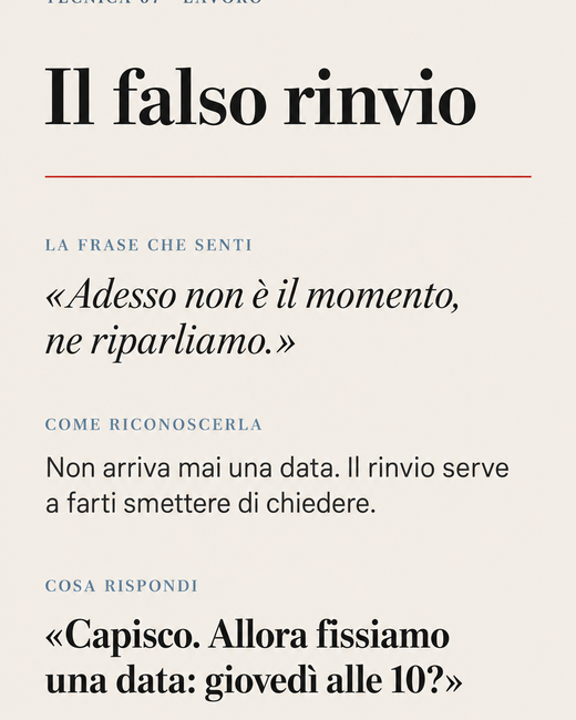 Pagina di Psicologia Nera: Il falso rinvio